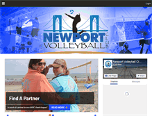 Tablet Screenshot of newportvolleyballclub.com